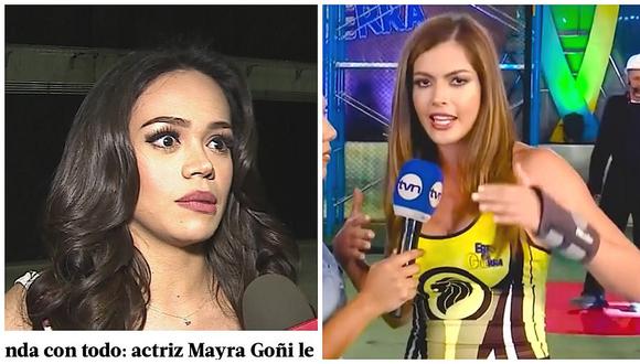 Génesis Arjona tildó de 'frentona' a Mayra Goñi y ella arremete en vivo (VIDEO)