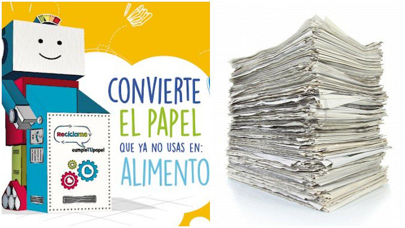 ​Programa de reciclaje de papel generará fondos para alimentación de niños peruanos