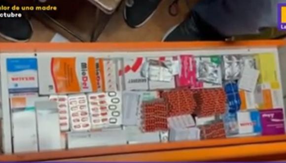 Agentes de la Policía Fiscal intervinieron a un sujeto que almacenaba gran cantidad de medicamentos de dudosa procedencia. Foto: Latina