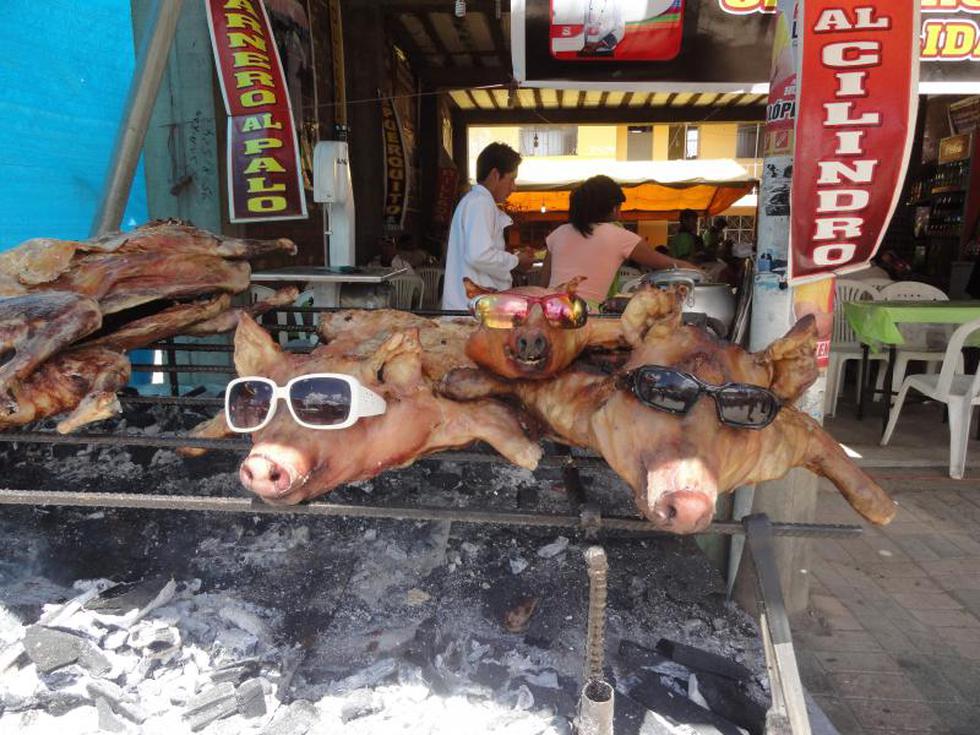 Sapallanga: El paraíso del porcino dorado (FOTOS)