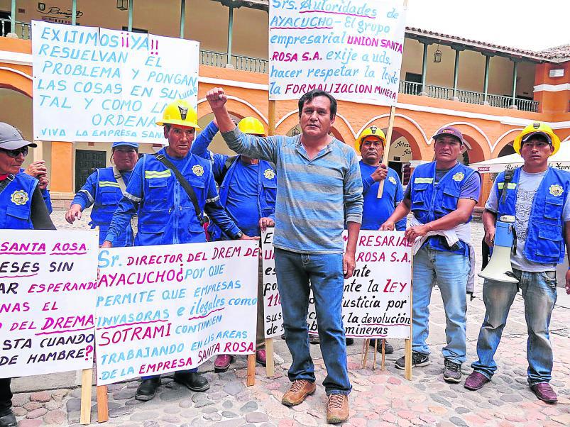 Lucanas: Empresas se disputan minera