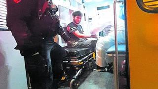 Joven cae del cuarto piso de vivienda en Huancayo, pero solo resulta con lesiones leves 