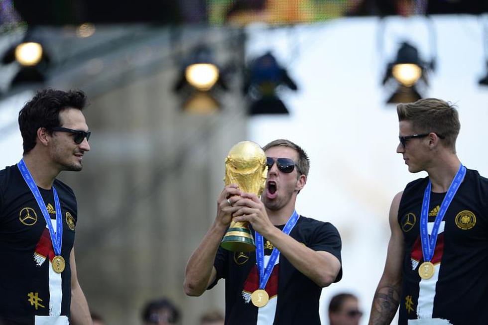 Brasil 2014: Así recibieron los hinchas alemanes a los campeones del mundo (FOTOS)