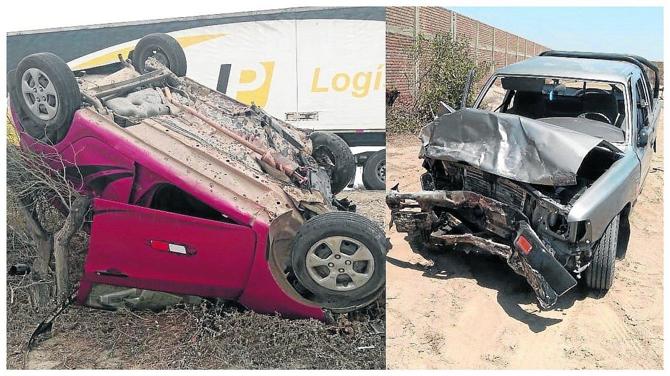 Joven madre y chofer mueren en accidentes 