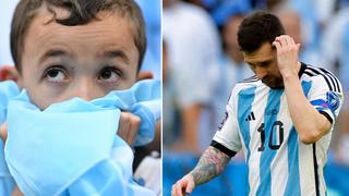 La tristeza de los alumnos que ingresaron más temprano al colegio para alentar a Messi