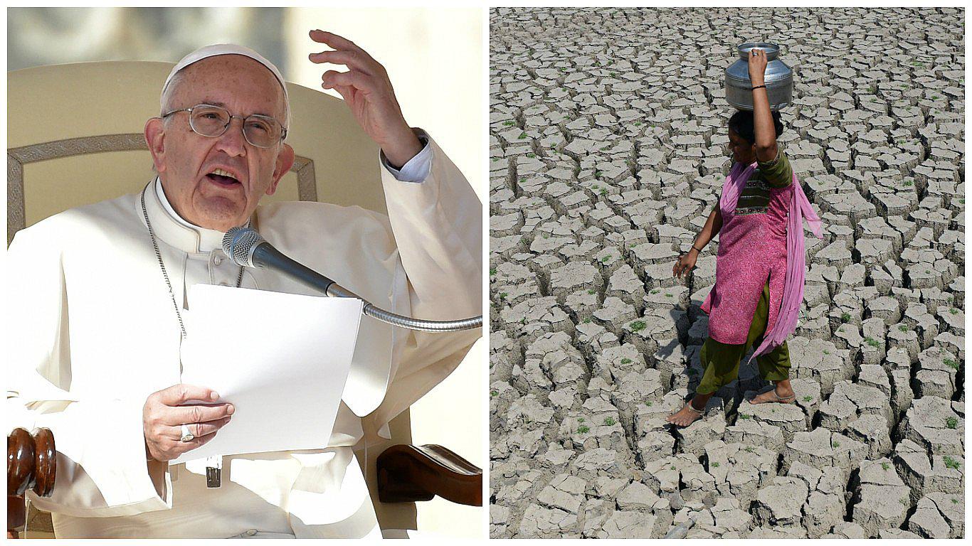 Papa Francisco pide sensibilizar para que el agua sea considerada un "bien de todos"