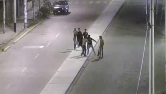 Piura: Cámaras de videovigilancia captaron gresca entre pandilleros (VIDEO)