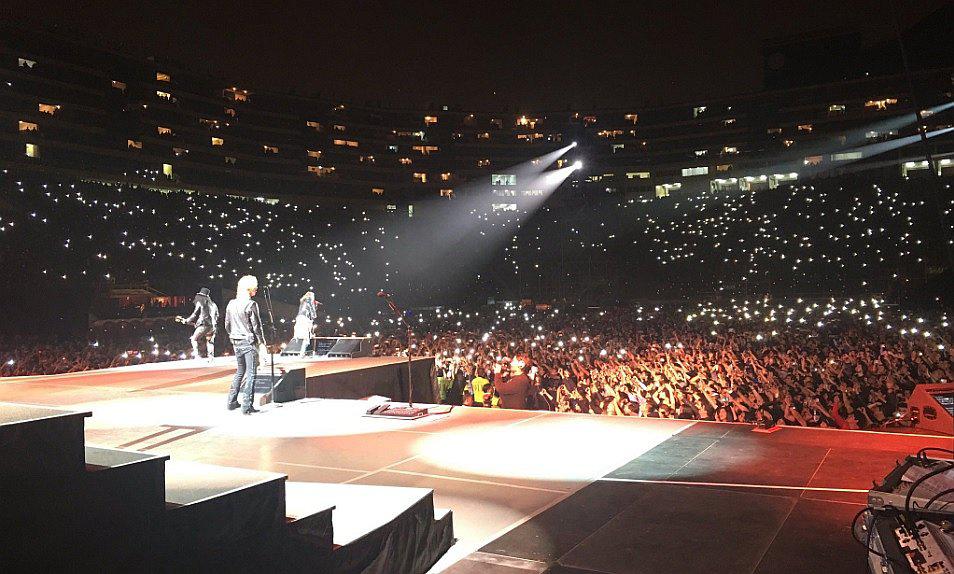 ​Guns N’ Roses: así se vivió el concierto de anoche (VIDEO)