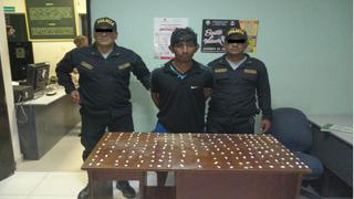 Tumbes: Capturan a un presunto vendedor de droga al menudeo en el centro poblado Puerto Pizarro