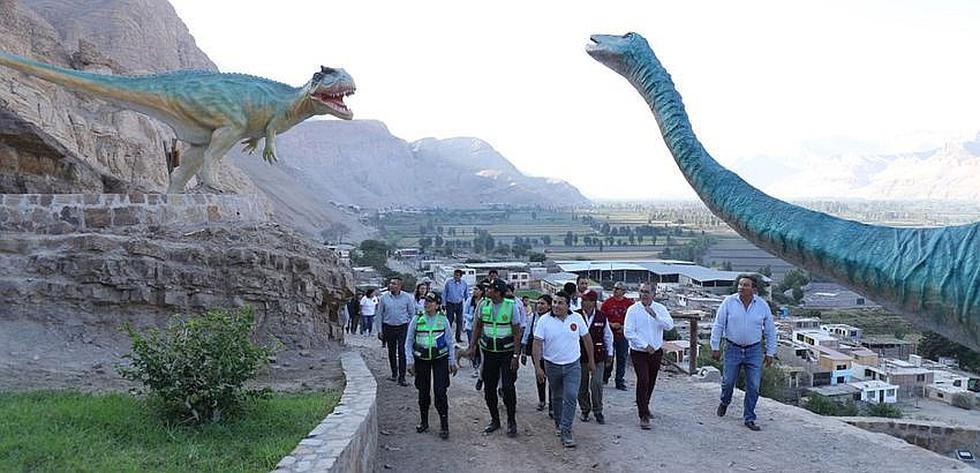 Entregan puesta en valor del parque jurásico Querulpa (FOTOS)