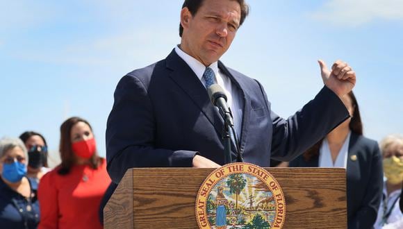 El gobernador de Florida, Ron de Santis. AFP