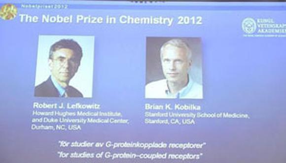 Dos estadounidenses ganan el Nobel de Química 2012