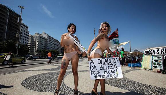 Brasil: Feministas protestan contra los tratamientos de estética
