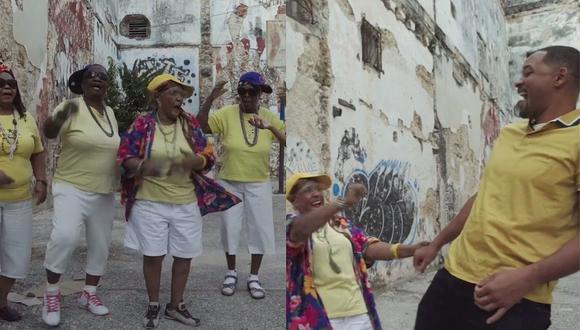 Will Smith se luce bailando con abuelitas raperas: "Hacemos ejercicio para el corazón" (VIDEO)