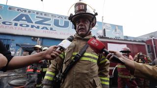 Centro de Lima: Jefe de los Bomberos informa sobre incendio en galería del jirón Ayacucho (VIDEO)