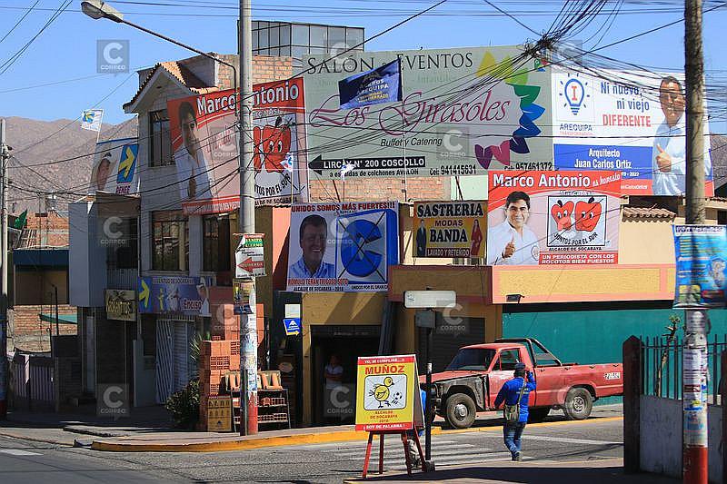 Arequipa ocupa tercer lugar con más casos de propaganda electoral indebida