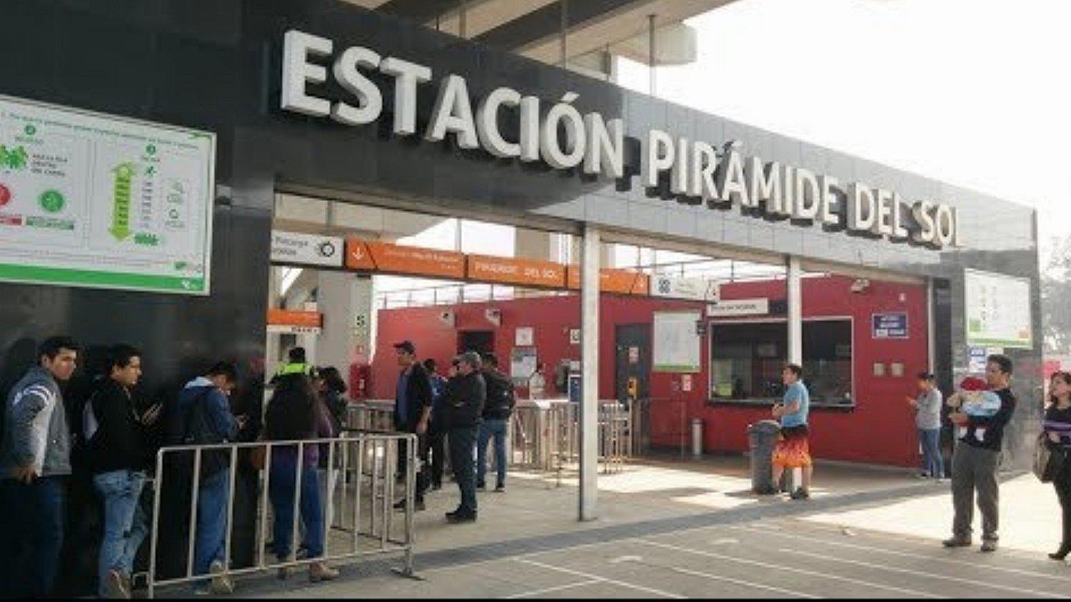 Metro de Lima cierra temporalmente la estación Pirámide del Sol