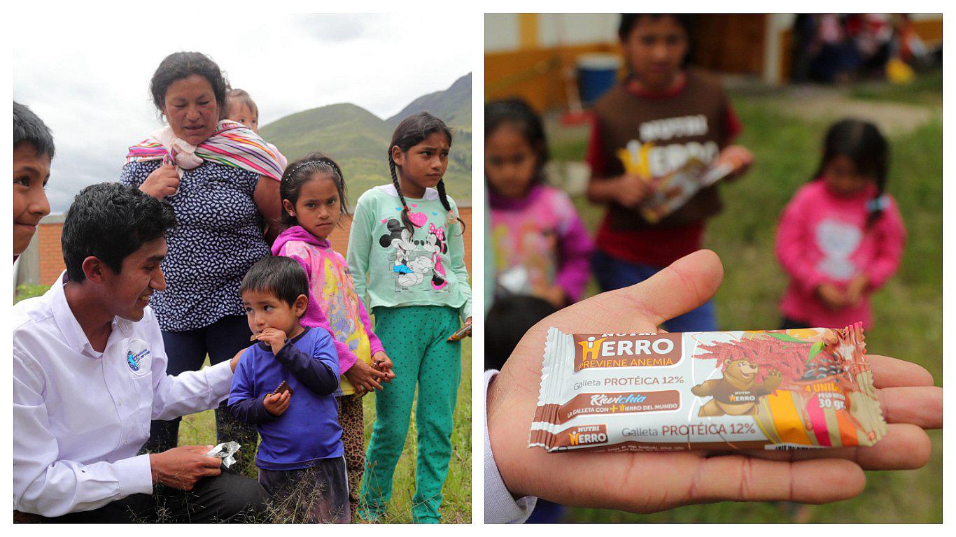 Ingeniero ayacuchano crea galleta que elimina la anemia en un mes (FOTOS)
