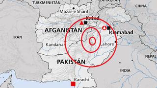 Sismo de magnitud 6,1 se registró esta tarde en Afganistán y Pakistán
