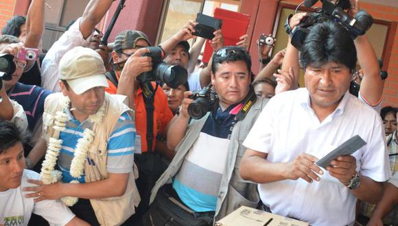 Evo Morales gana elección con casi 60% de los votos