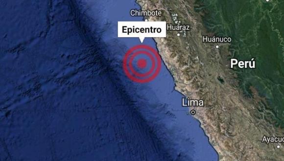 El Instituto Geofísico del Perú reportó el epicentro del sismo en esta provincia de la región Áncash.