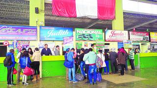 Turistas se van de Huancayo antes de tiempo