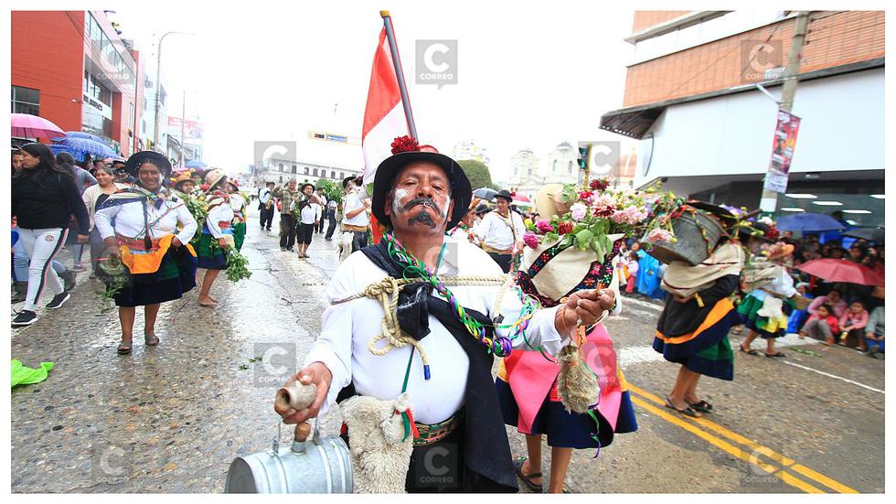Huancayo celebró a lo grande  el inicio de los carnavales (FOTOS Y VIDEO)