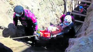 Huancayo: Obrero de 37 años fue rescatado tras ser aplastado en una obra municipal en Chilca