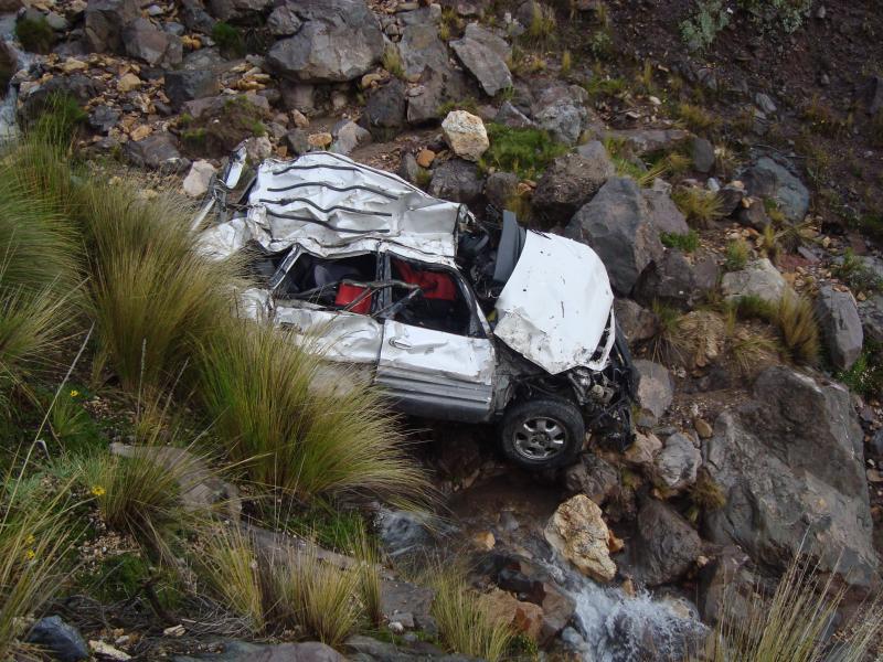 Huancavelica en cuarto lugar en accidentes de tránsito
