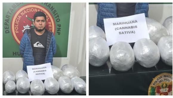 La ilegal mercadería estaba entre ropa. El intervenido señaló que la droga lo iba a entregar en la ciudad de Lima y que le iban a pagar 200 soles por cada kilo.