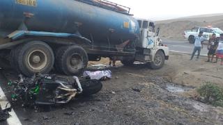 Cañete: Motociclista muere tras impactar contra camión cisterna en Asia (FOTOS Y VIDEO) 
