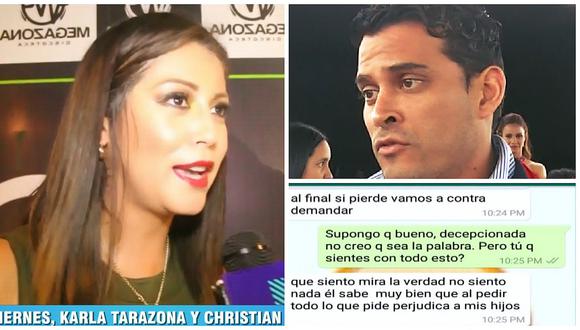 Karla Tarazona revela todo esto sobre su próximo encuentro con Christian Domínguez (VIDEO)