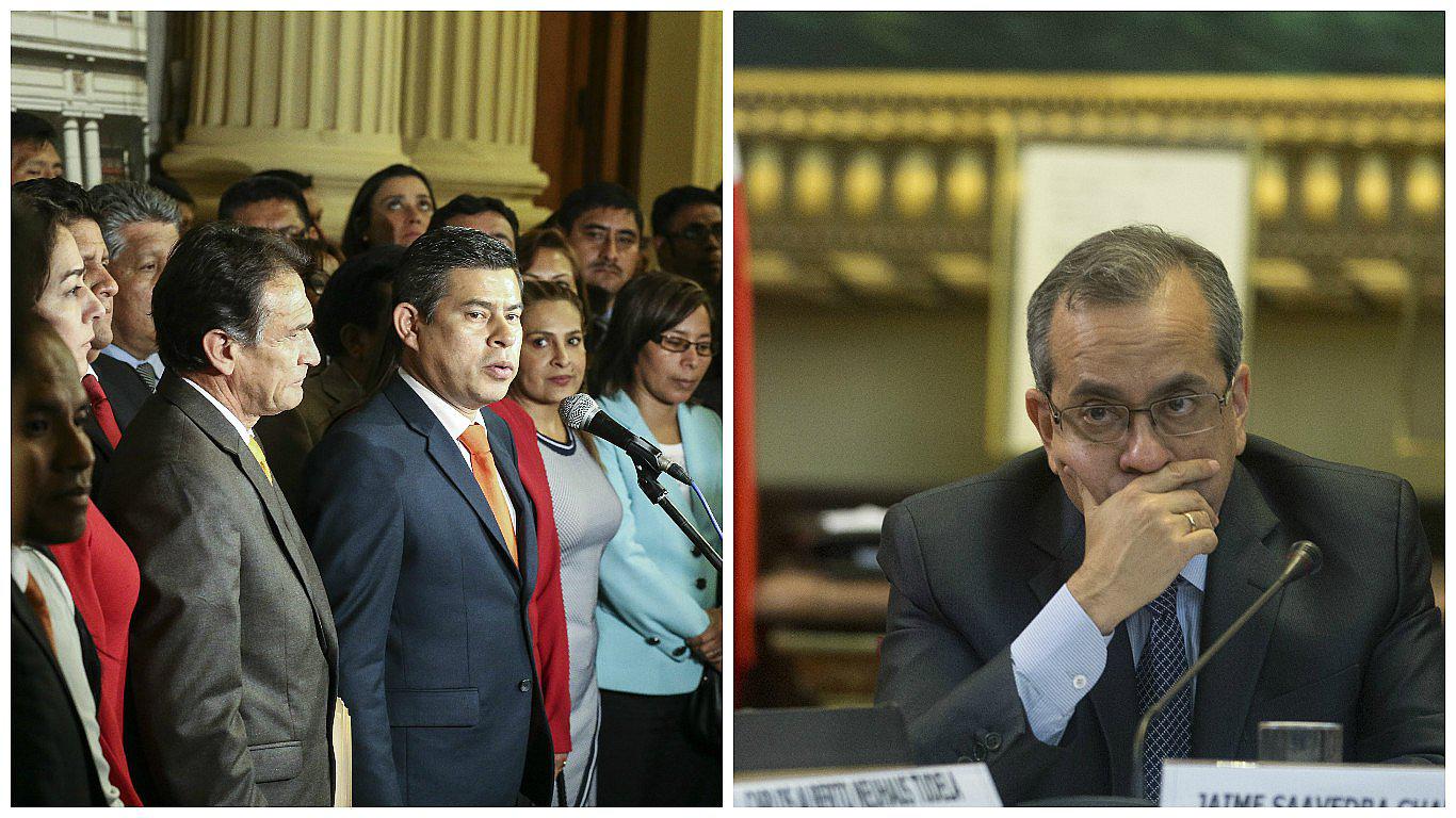 Bancada fujimorista anuncia que no dará marcha atrás en censura contra Jaime Saavedra