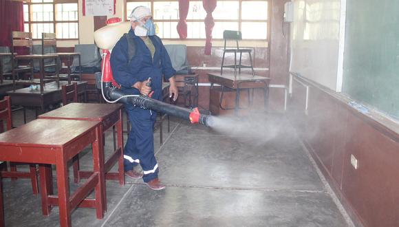 Piura: Fumigarán 141 colegios públicos en Chulucanas para evitar proliferación de zancudos