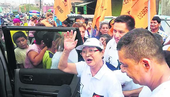 Susana Higuchi entra a la campaña en apoyo de Keiko Fujimori