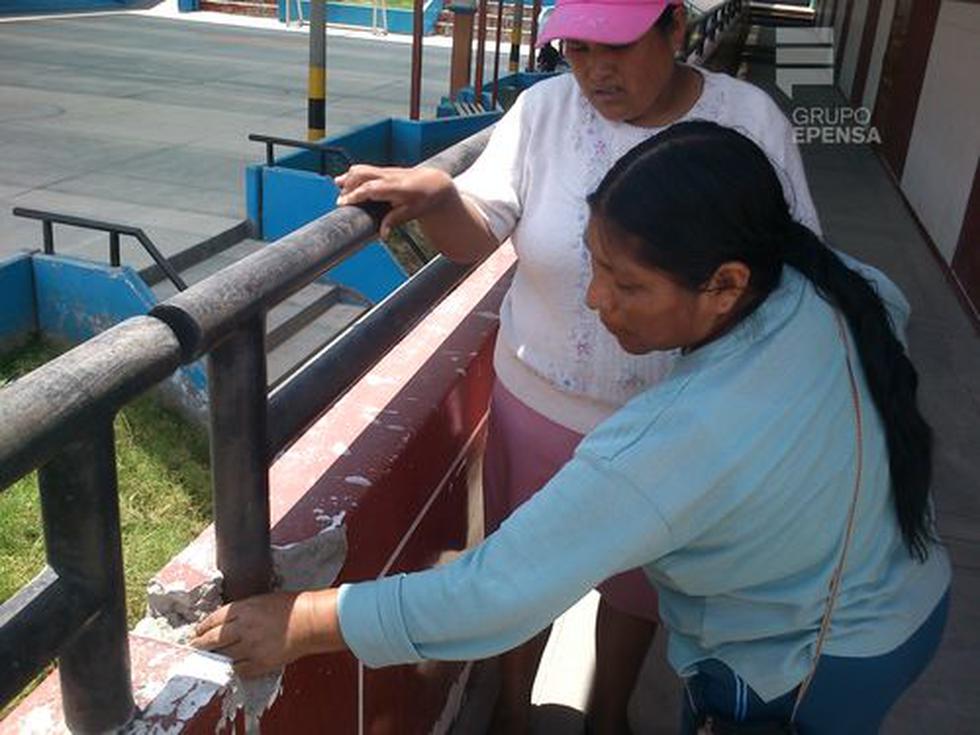 Colegio Simón Bolivar en abandono