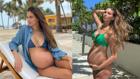 Natalie Vértiz continúa ejercitándose a sus nueve meses de embarazo para tener parto natural. (Foto: Instagram)
