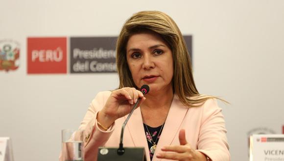 Ministra de salud Elizabeth Hinostroza. (Foto: GEC)