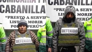 Cabanillas: detienen a dos personas por llevar dinamita en vehículo