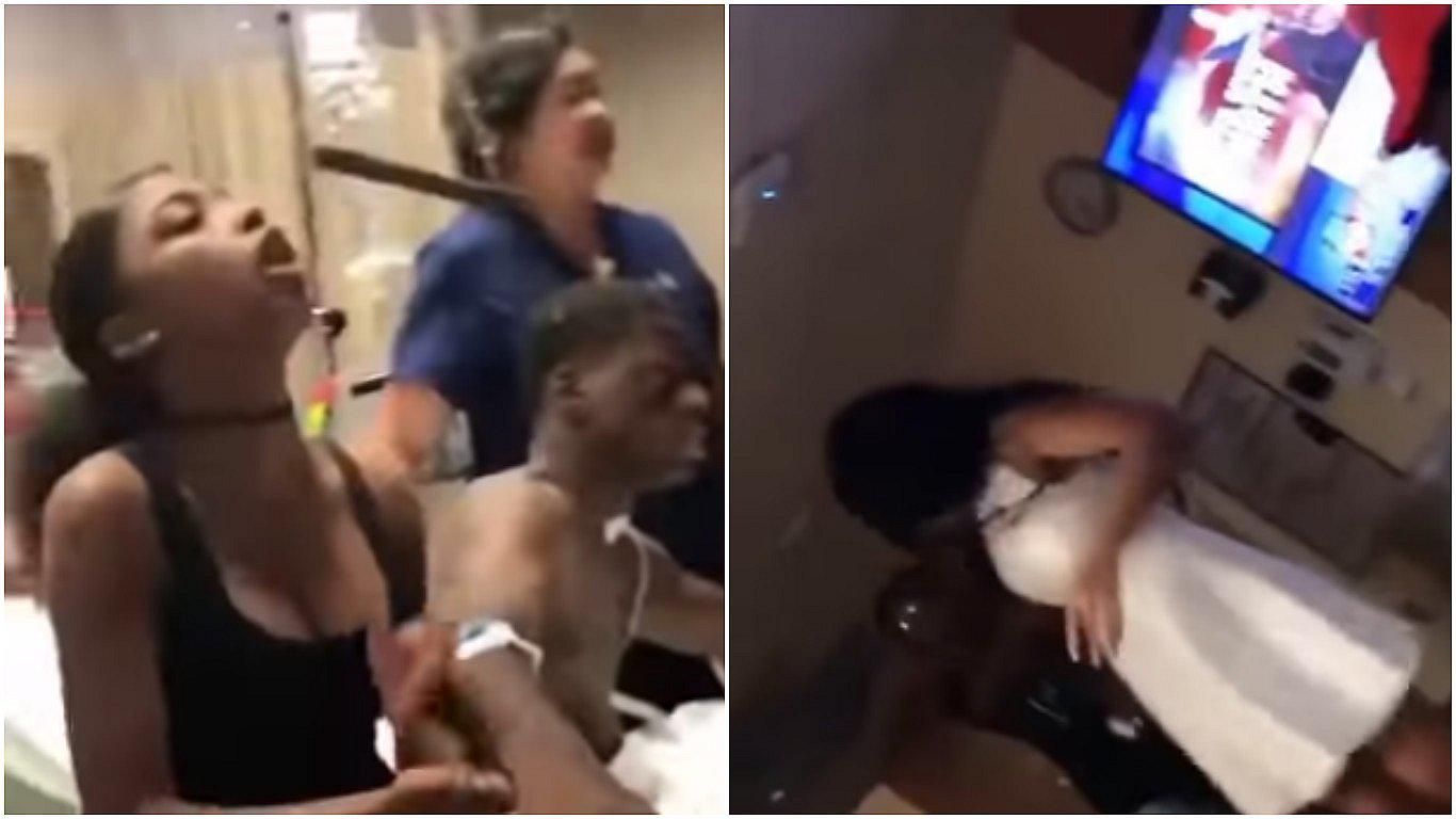 YouTube: hombre recibe en el hospital a su novia y a su amante (VIDEO)