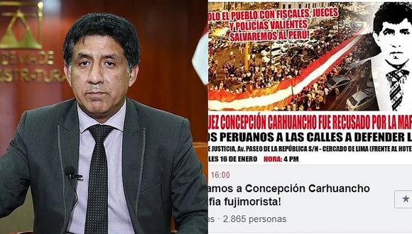 ​Realizarán plantón en favor del juez Richard Concepción Carhuancho este miércoles 16