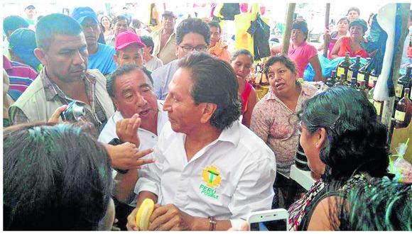 Alejandro Toledo llega hoy a Huancayo y dialogará con población