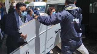 Comenzó el despliegue del material electoral en Huancavelica