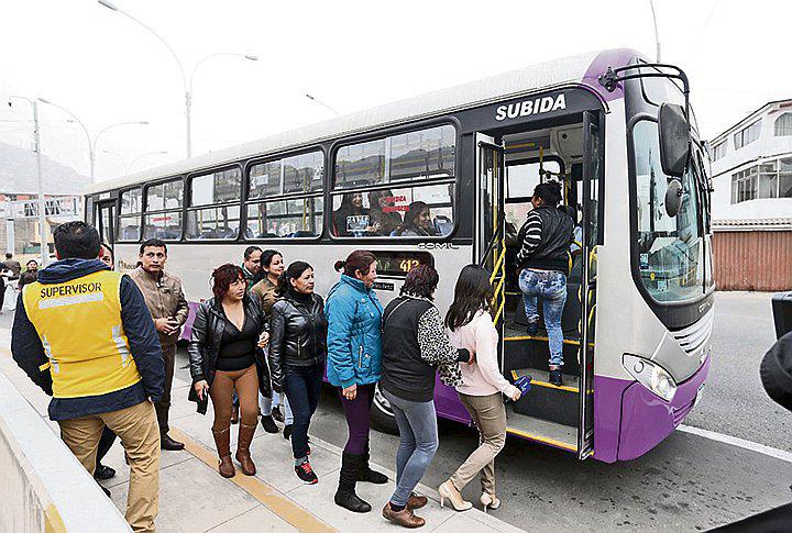 Buses morados circularán  por avenida Abancay desde enero