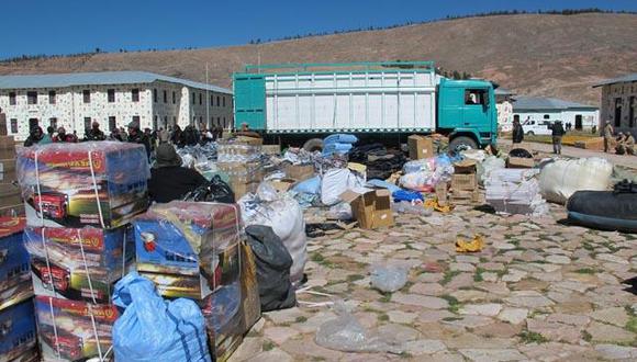 En balacera caen 12 camiones de contrabandistas en Huancané (Puno)