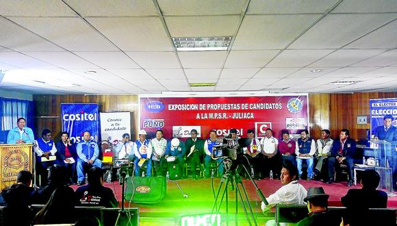 Llueven promesas de candidatos a la alcaldía de San Román