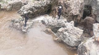 Continúa búsqueda de joven que cayó al río Ichu en Huancavelica