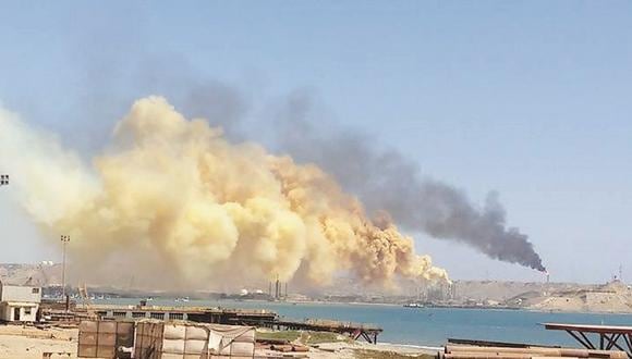 Piura: Hubo pánico por humareda en refinería de Talara 