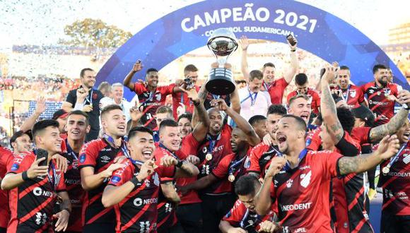 Paranaense se coronó campeón de la Copa Sudamericana por segunda vez en la historia. (Foto: AFP)
