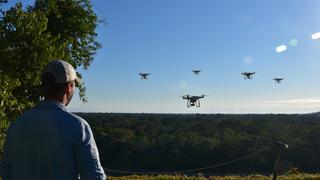 Miles de hectáreas de bosques amazónicos son monitoreados con drones y smartphones